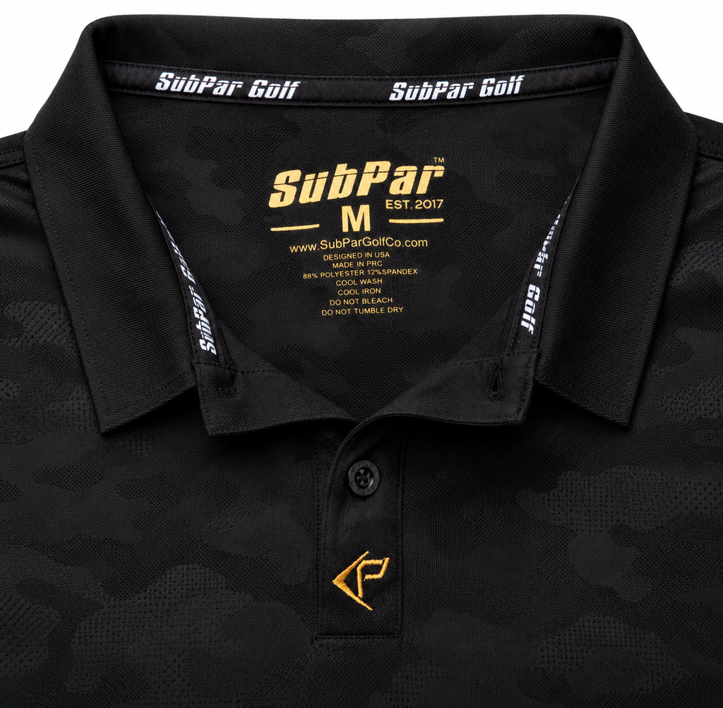 SubPar ® - Ghost Camo - Mens Golf Polo