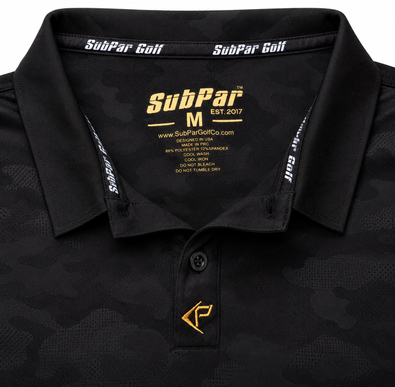 SubPar ® - Ghost Camo - Mens Golf Polo