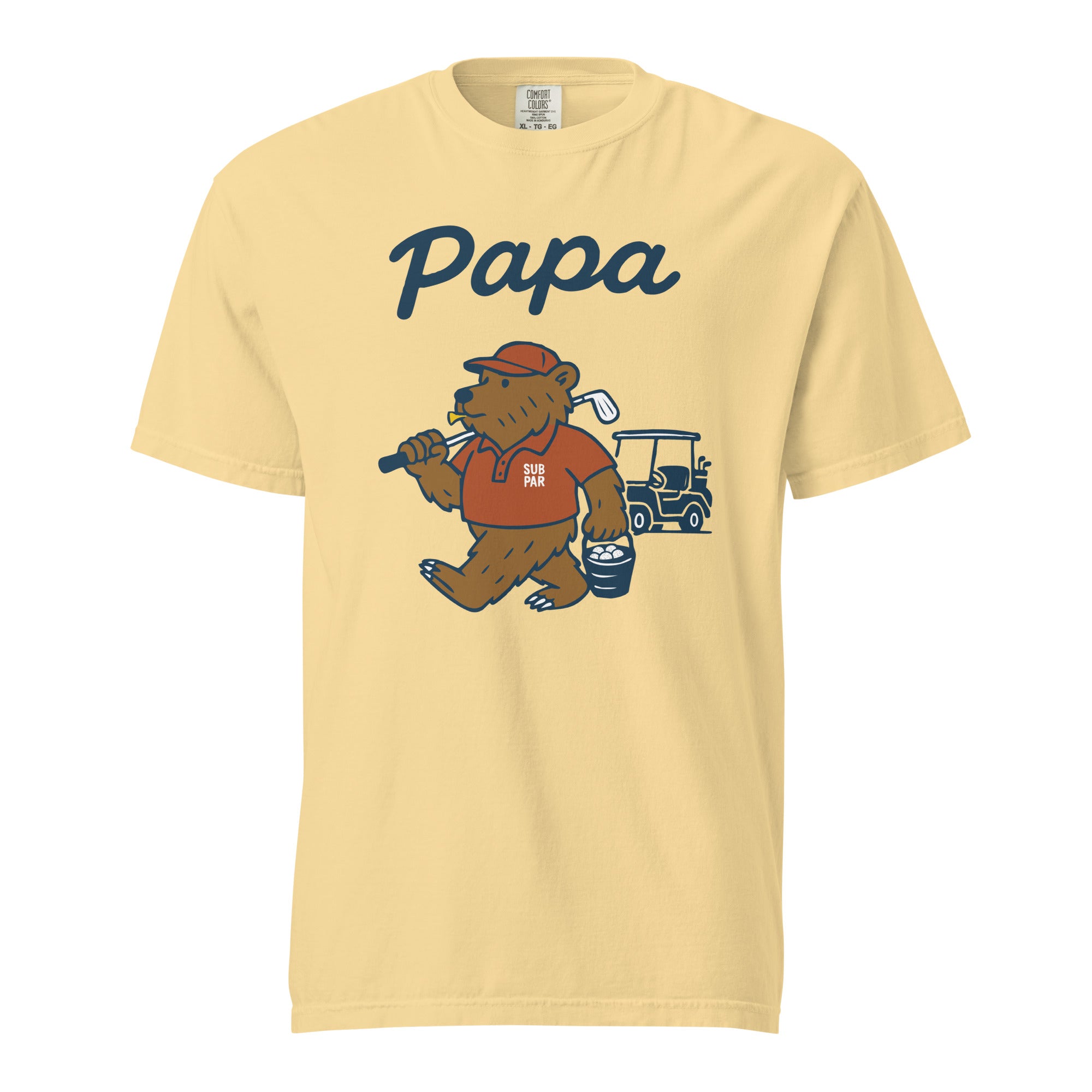 SubPar ® - Papa Bear - Heavyweight t-shirt – SubPar Golf