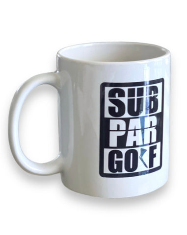 SubPar®  Golf Ceramic White Coffee Mug