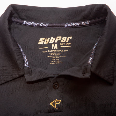 SubPar ® - Ghost Camo - Mens Golf Polo