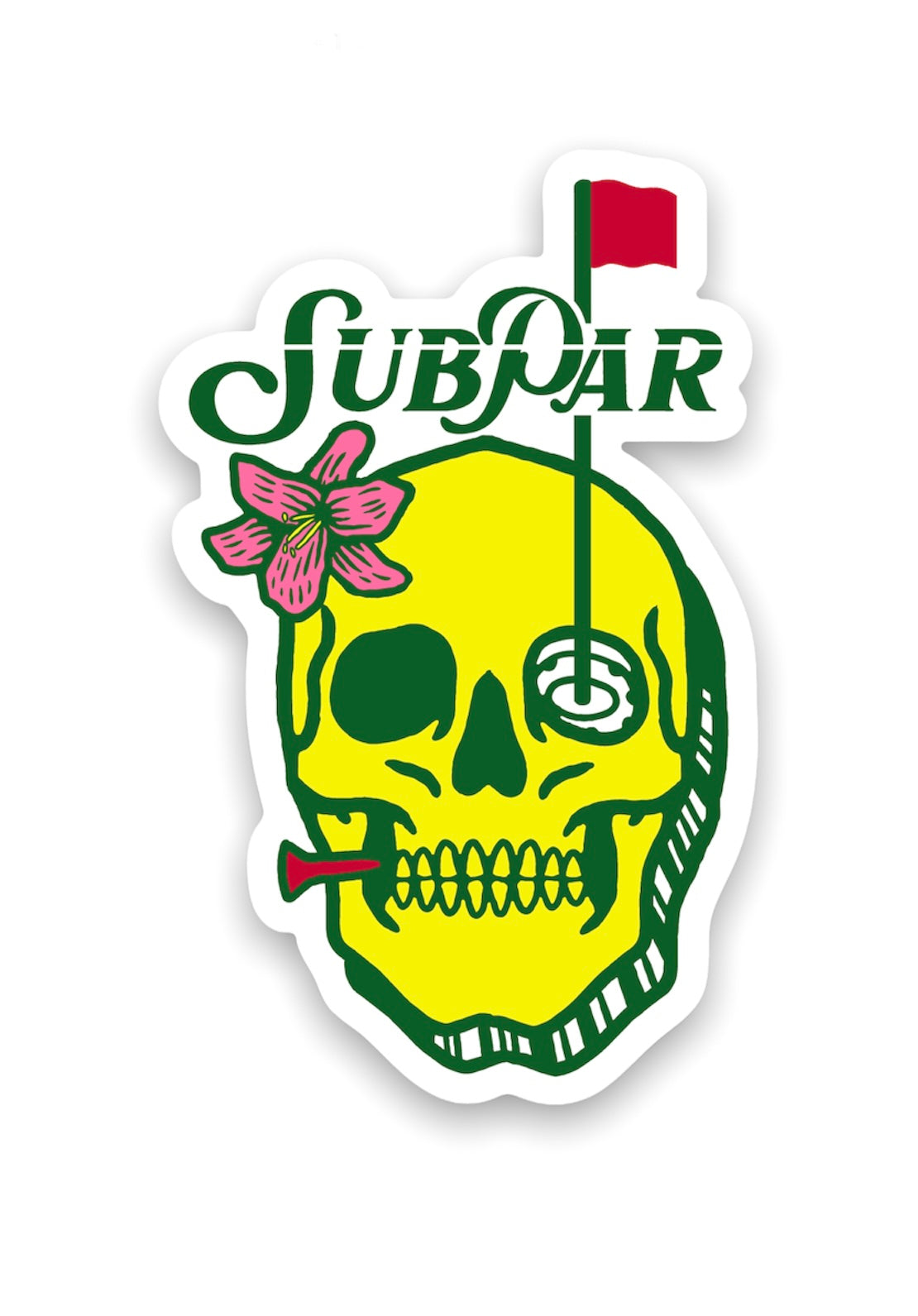SubPar ® - Magnolia Master- All Weather Sticker