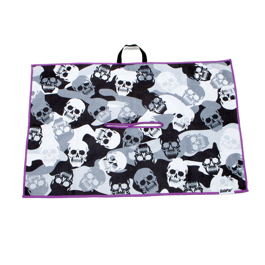 SubPar ® - Skull Camo -  Golf Bag Towel