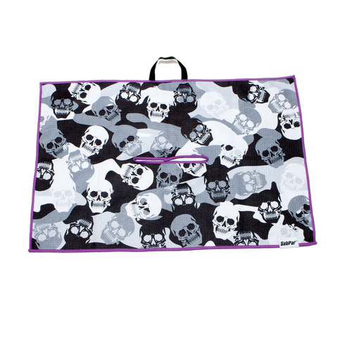 SubPar ® - Skull Camo -  Golf Bag Towel