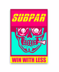 SubPar ® - Skull Face -  All Weather Sticker