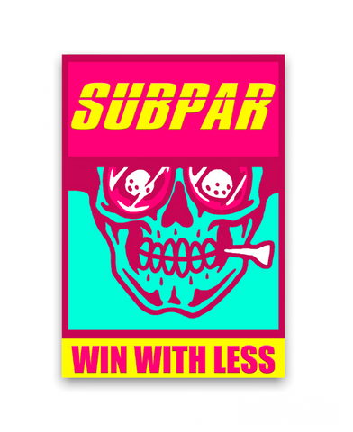SubPar® - Skull Sticker